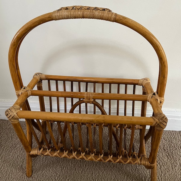 Boho Magazine Holder Etsy