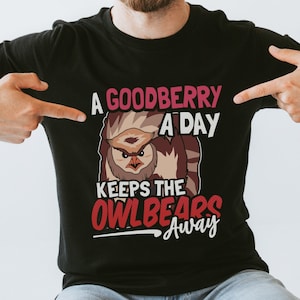 Funny Owlbear Shirt | Dnd Shirt | Geeky Gifts for Nerds | RPG Shirt | Pathfinder Medieval Fantasy | Tabletop Gaming