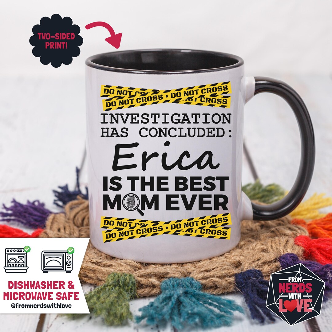 Personalized Forensic Mom Mug - Custom Name Forensics Gift for Mother ...