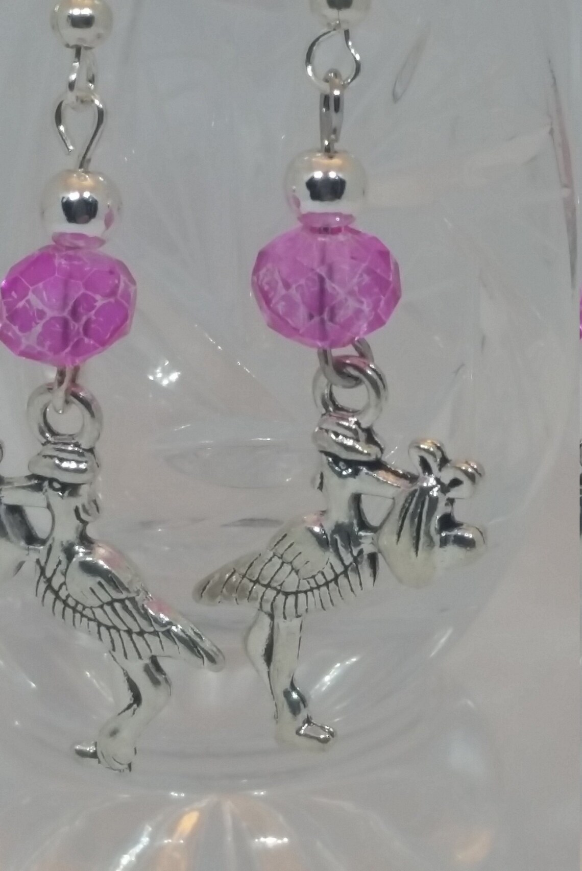 Stock Earrings Baby Girl Earrings New Mom Earrings Baby Shower Etsy