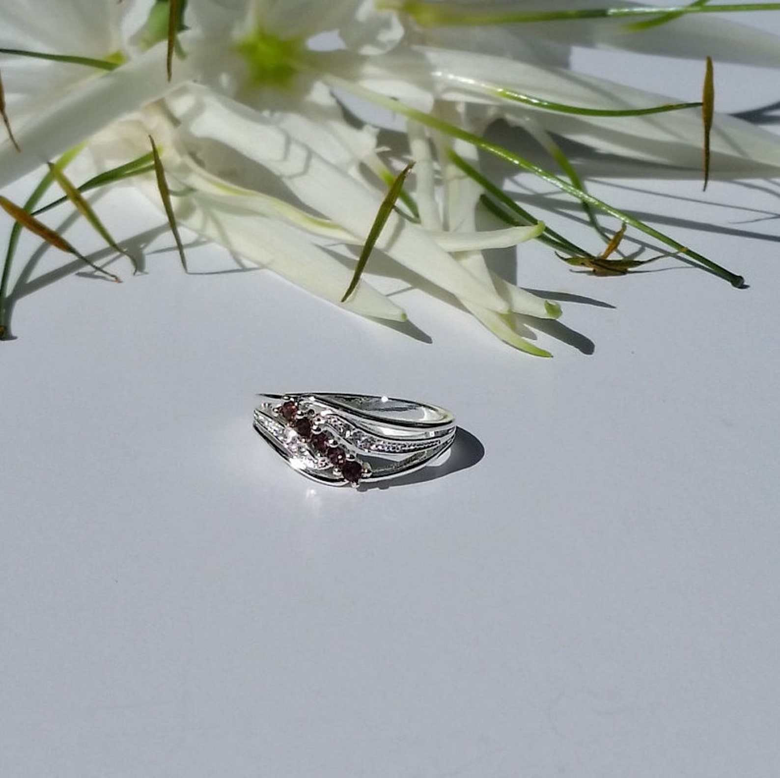 Sterling Silver Ring Wedding Ring Anniversary Gift Gift for Etsy