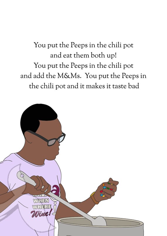 Wall Art You put the Peeps in the chili pot and it makes it | Etsy