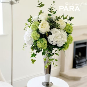 80cm(H) Extra Large Real Touch Hydrangea & Peony Centerpiece / Luxury Faux Flower/Silk Floral Arrangement