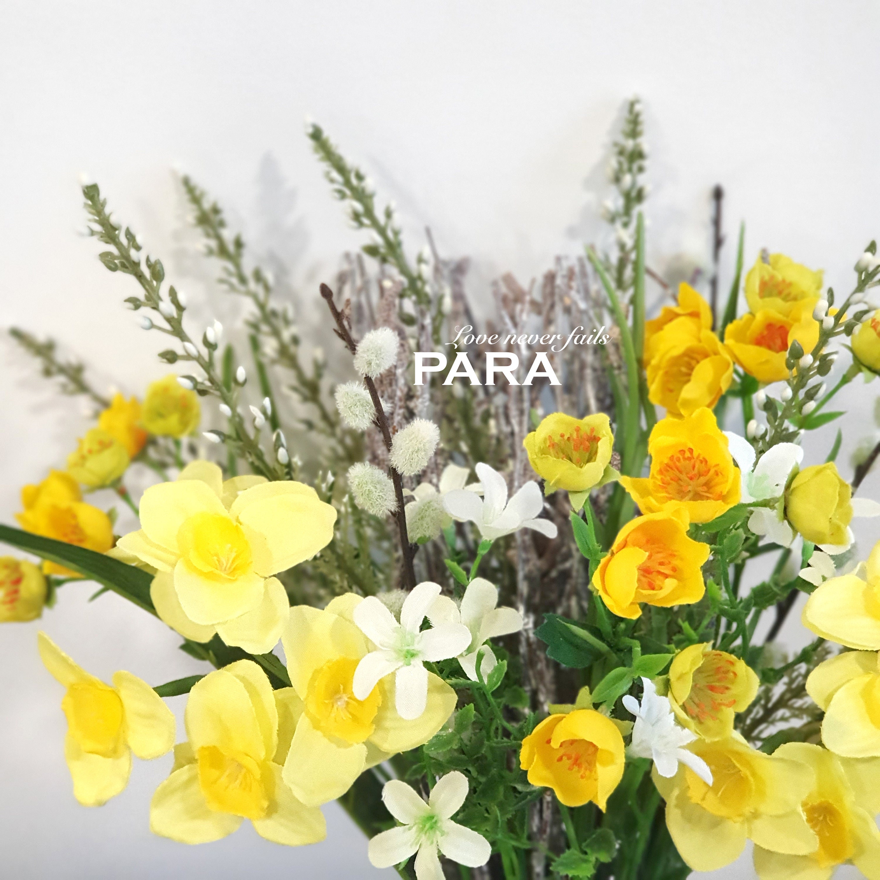 Real Touch Silk Floral Arrangement / Luxury Faux Flower _wild Etsy