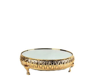 mirror cake stand etsy