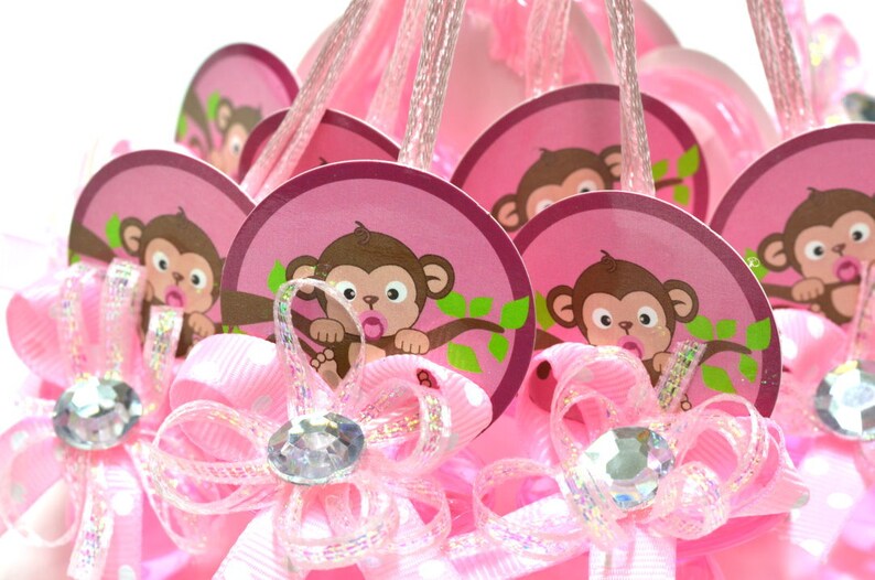 Pacifier Necklacesbaby Shower Gamemonkey Necklace. Etsy