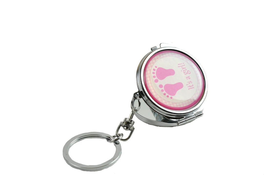 Mirror Keychain Baby Foot Party Favors.