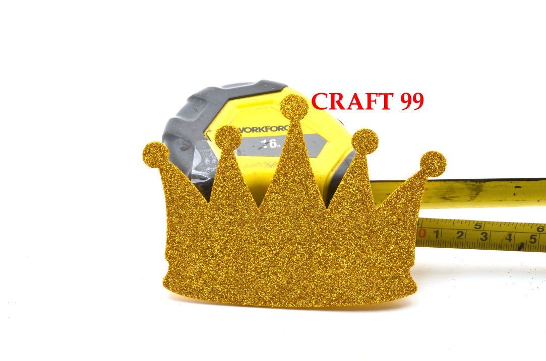 Glitter Foam Crown Party Favors.