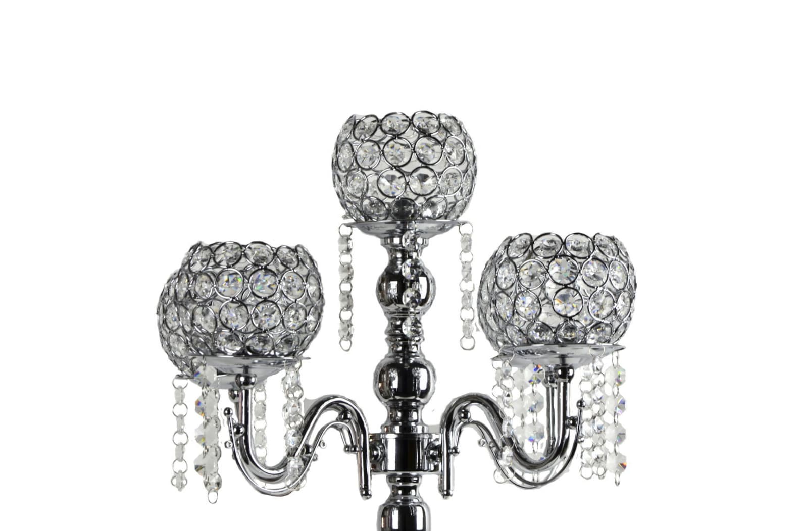 Crystal Bead Candle Holder 5 Arm Candelabra Party Decorations. Etsy