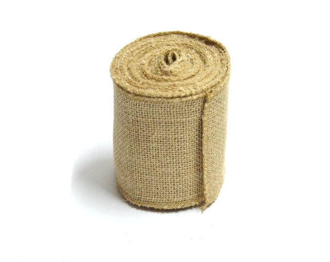 Burlap Ribbon - 4"