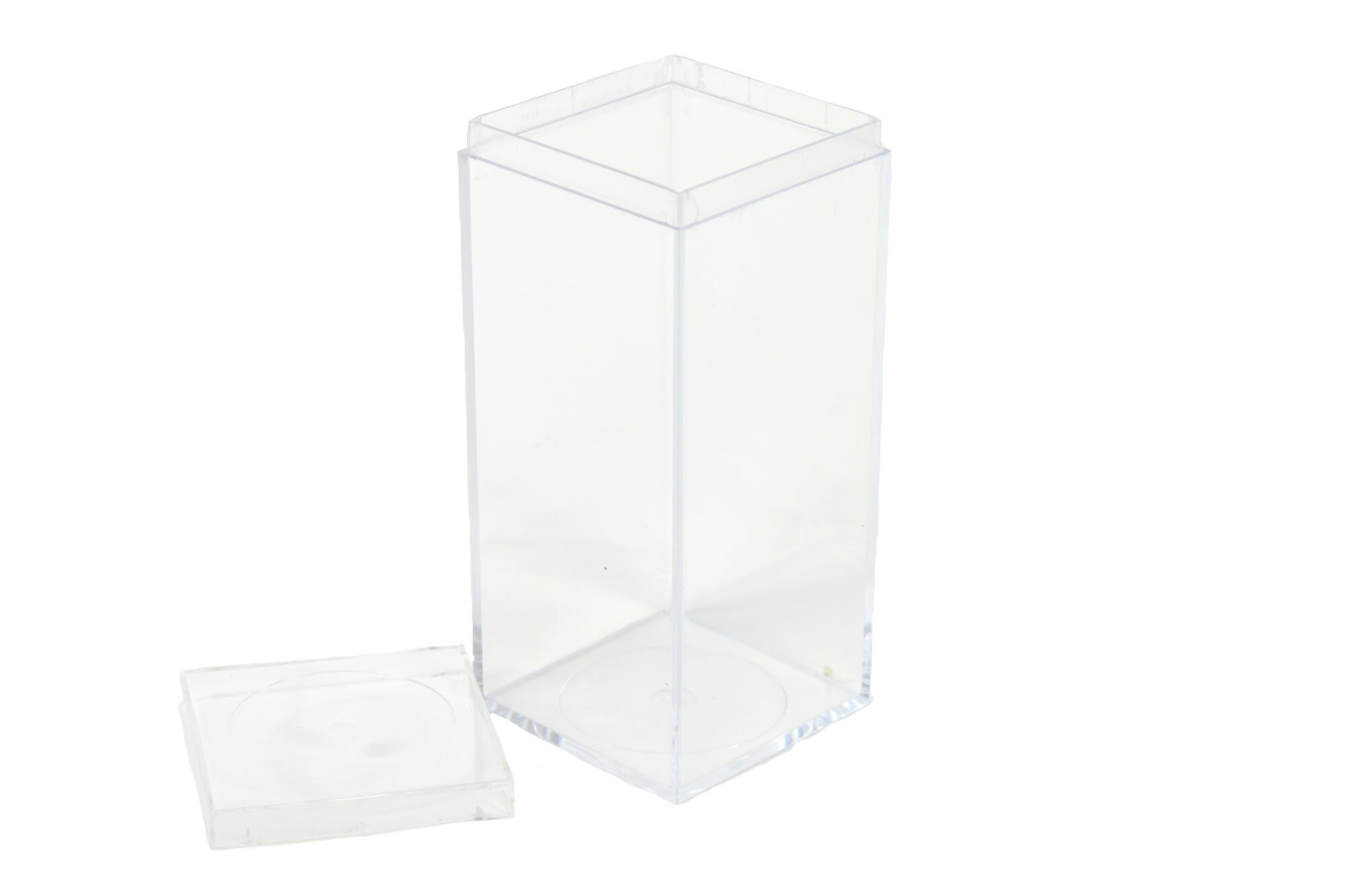 5 Pcs Clear Rectangle Small Storage Boxes with Lid Containers Display Boxes  Favor Gift Box for