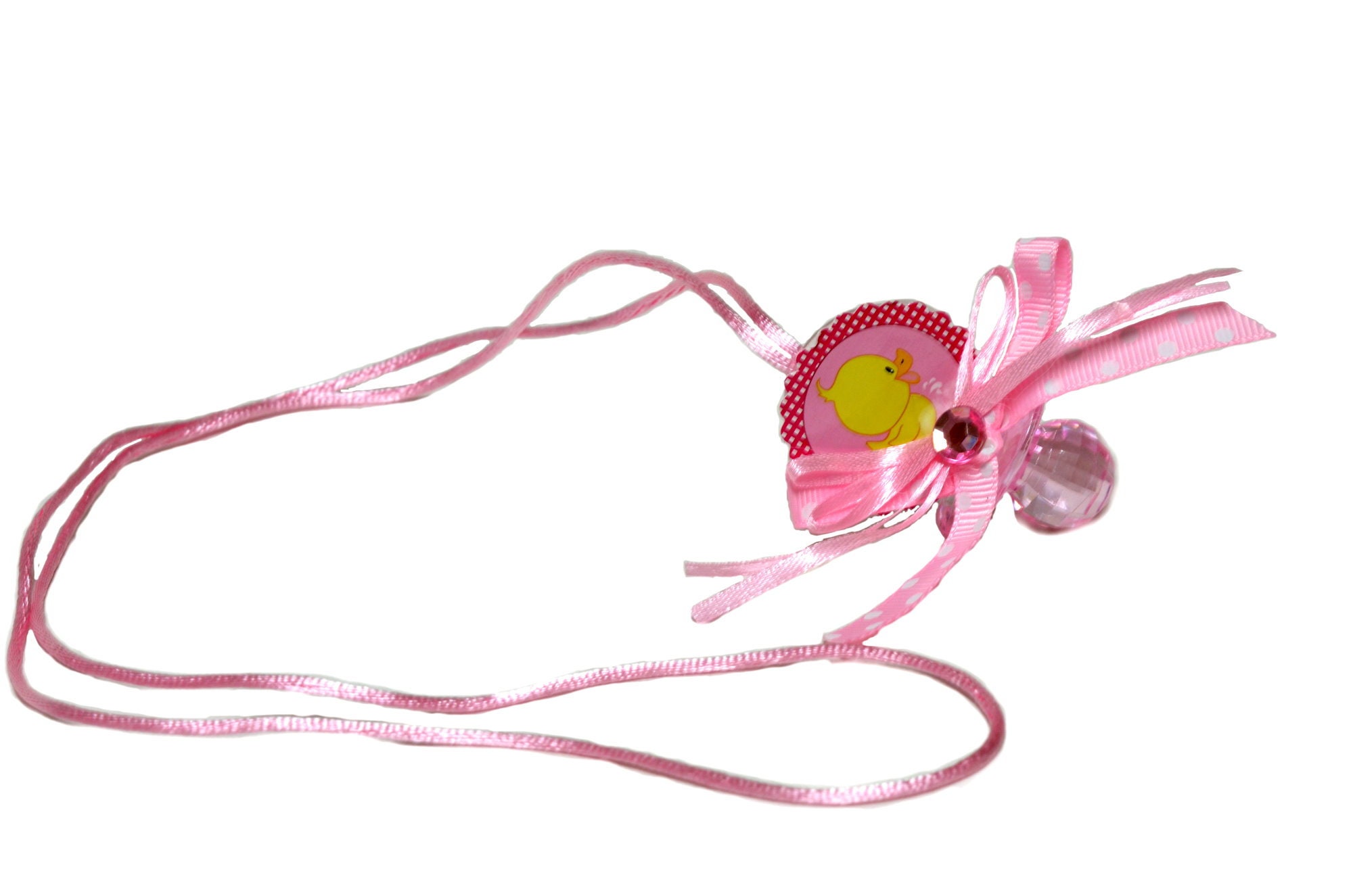 Pacifier Necklacebaby Shower Gameduck Necklace. Etsy