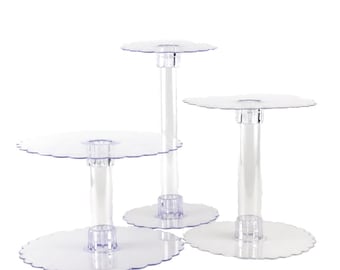 Soporte de plástico para pasteles para fiestas