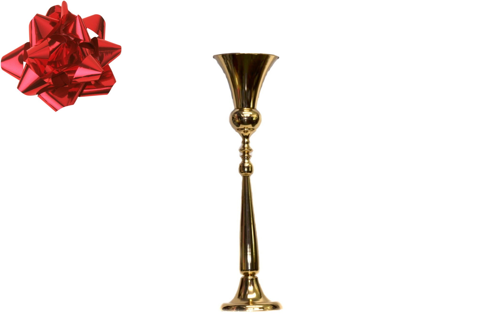 Sleek Metallic Gold Flower VaseWedding Decorations. 38 Etsy