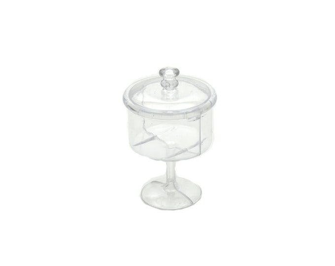 Plastic Candy Jar-Party Favors With Lid.