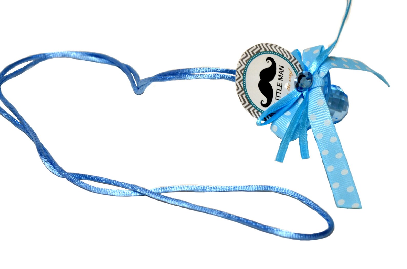 Baby Shower Pacifier Necklaces. Mustache. 24 Pieces. Etsy