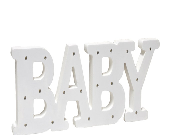 Baby Signs Marquee Light Up Letters