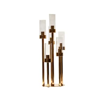 Cluster candle holder wedding centerpieces