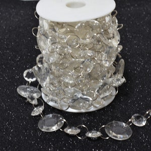 Acrylic Crystal Garland-Hanging Crystal Beads Decorations.