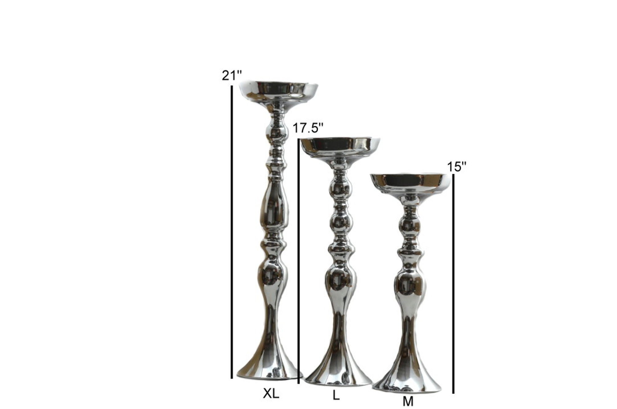 Candle Holder Floral Vase Decor. 18 Inches