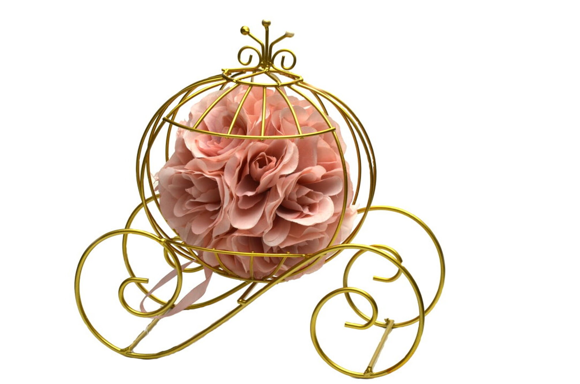 Wire Pumpkin CoachParty Decorations. 12 Inches
