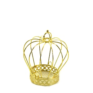 Wire Crown Cake Topper-Crown Ornament Party  Favors.