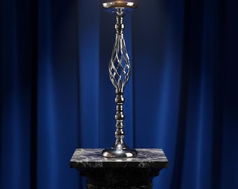 Portavelas metálico de celosía de 66 cm (26") – Decoración de mesa para bodas – Decoración de eventos de lujo