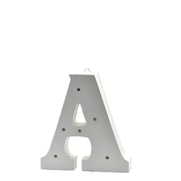 Wooden LED Light Up Letters-Party Decorations.