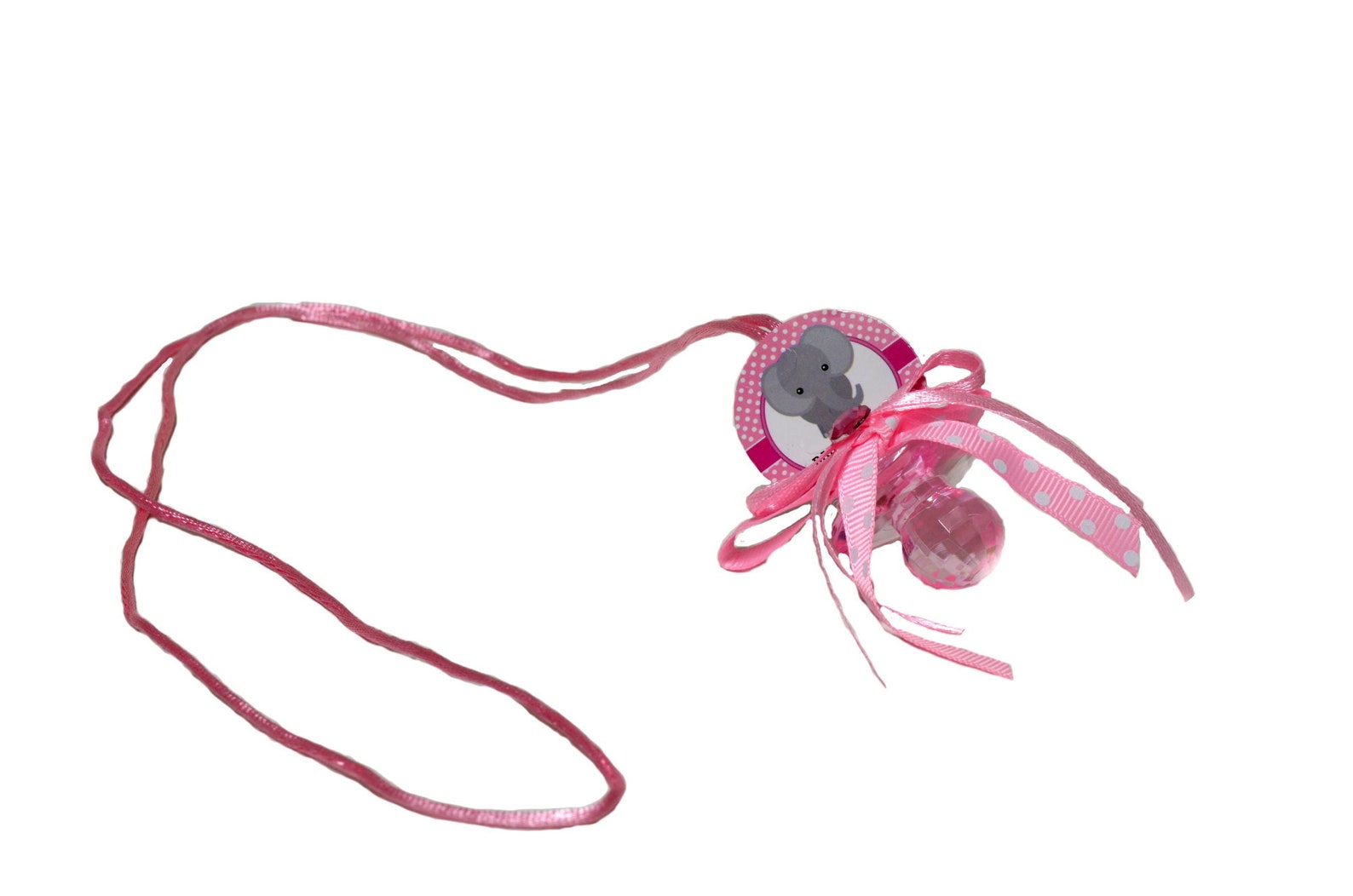 Pacifier Necklacebaby Shower Gameselephant Necklace. Etsy