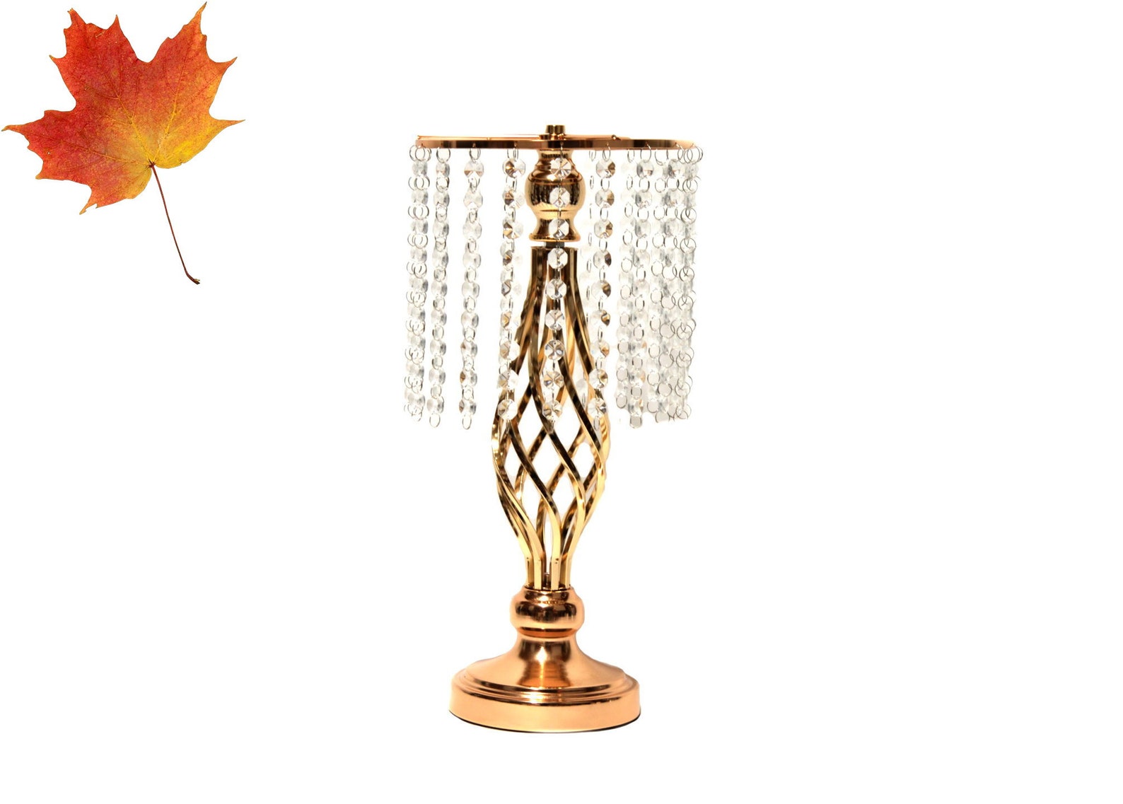 Reversible Pillarcandle Holderflower Ball Stand Metallic Etsy