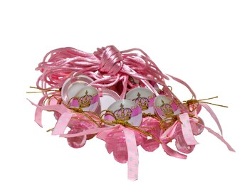 Collares Chupete Juegos Baby Shower. Estatuilla de la Corona.
