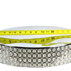 Round Cake Stand Crystal Beads Party Decorations. 17.50 Inches image 2