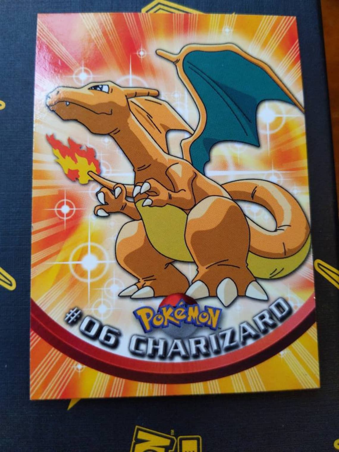 Rare Vintage Topps Pokemon Charizard Card VHTF Etsy