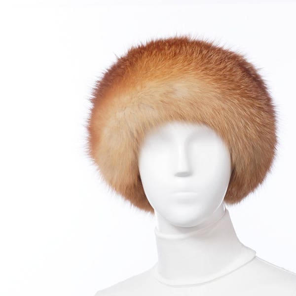 American Red Fox Fur Headband