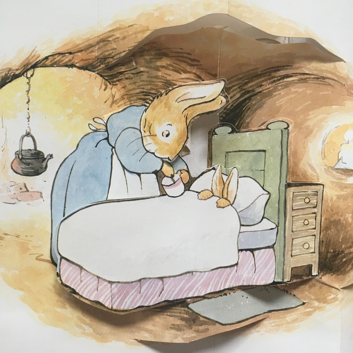 Peter Rabbit in Mr. McGregor's Garden retold from Etsy