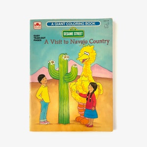 A Visit to Navajo Country - Sesame Street Coloring Book