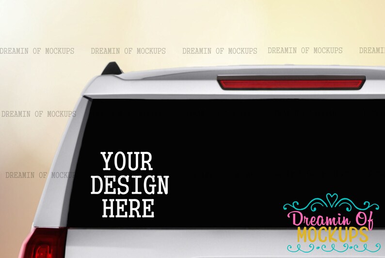 Download Car Decal Mockup car sticker mockup mock up sticker mockup ...