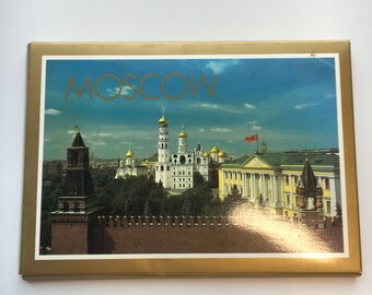Vintage Souvenir Postcards of Moscow