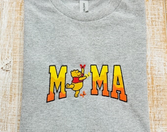 Mama Pooh-Embroidered Sweatshirt or T-Shirt