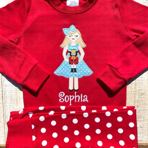 Girls nutcracker online pajamas