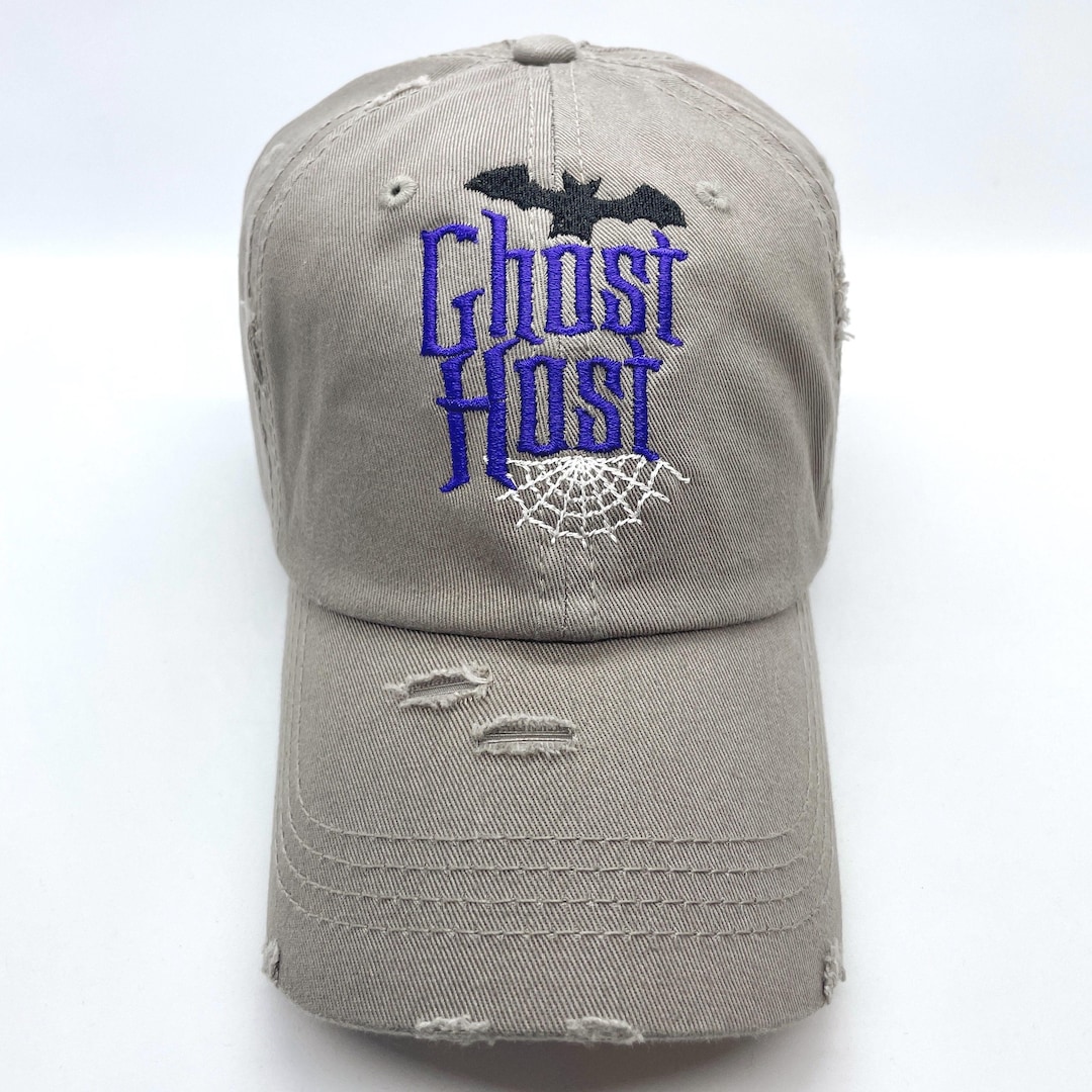 Ghost Host- Embroidered Cap-many Cap Color Choice-adults and Kids - Etsy