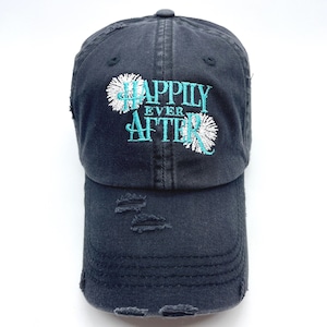 Happily Ever After Embroidered Cap-Many Cap Color Choice-Adults and Kids