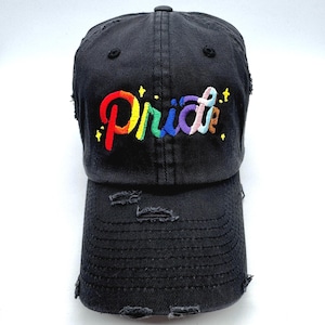 PRIDE Baseball Hat-Adult and Kids Sizes-Many Hat Color Choices