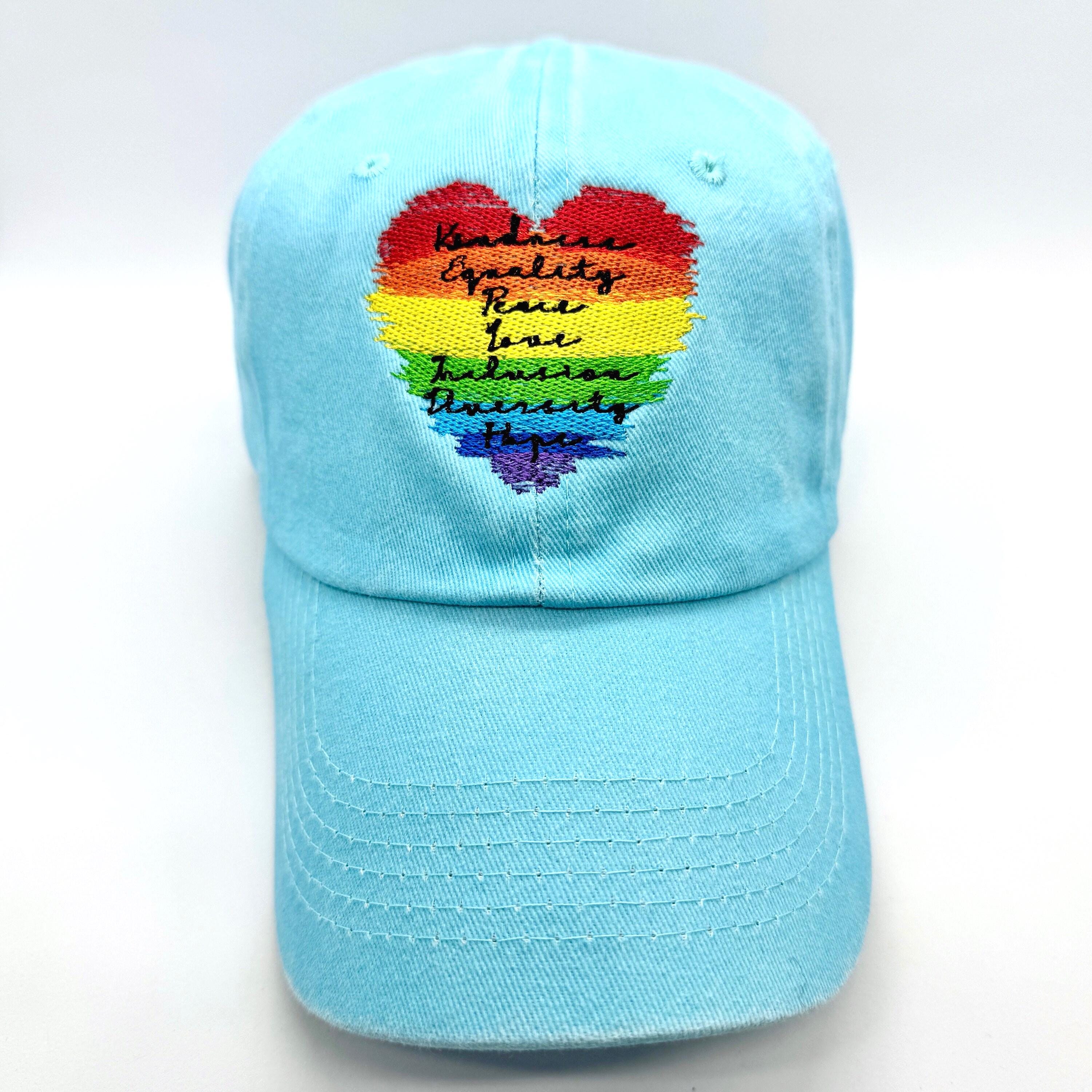Rainbow Ball Cap 
Denim Equality Gift Set New. Canvas Front Baseball Bill Magna Pony® Cap main image 2