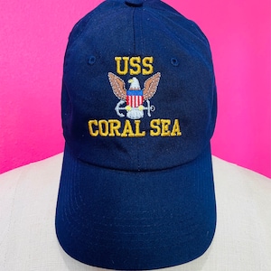 Gorra de béisbol personalizada de la Marina de EE. UU. - Gorra de cualquier color - Hilo de cualquier color