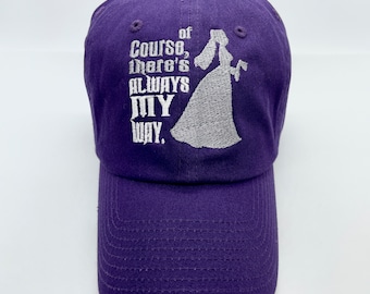 Always My Way- Embroidered Cap-Many Cap Color Choice-Adults and Kids