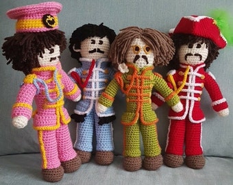 Sergeant Pippers Crochet Pattern PDF Download Revised and edited.