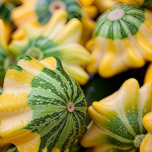 50 day Patty Pan Squash seeds - AKA, flying saucer squash