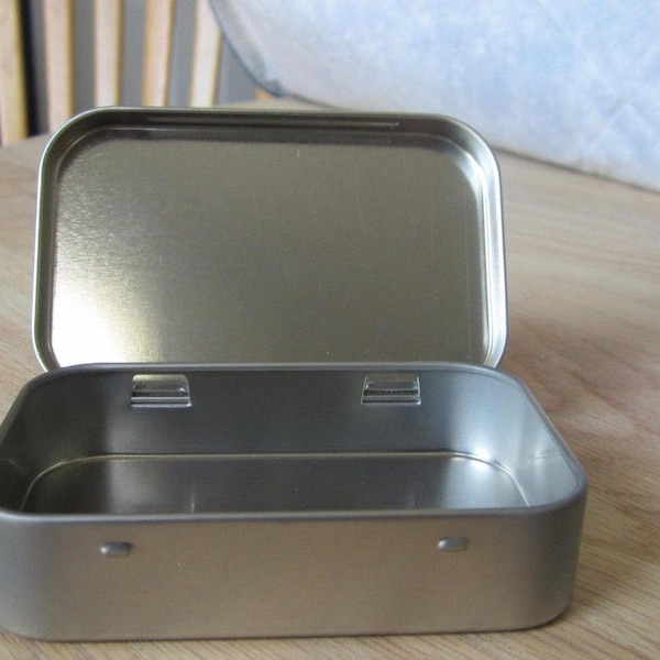 High Quality Blank Altoids Style Tin  - Use for making packaged gifts, hobbies, storage, electronics