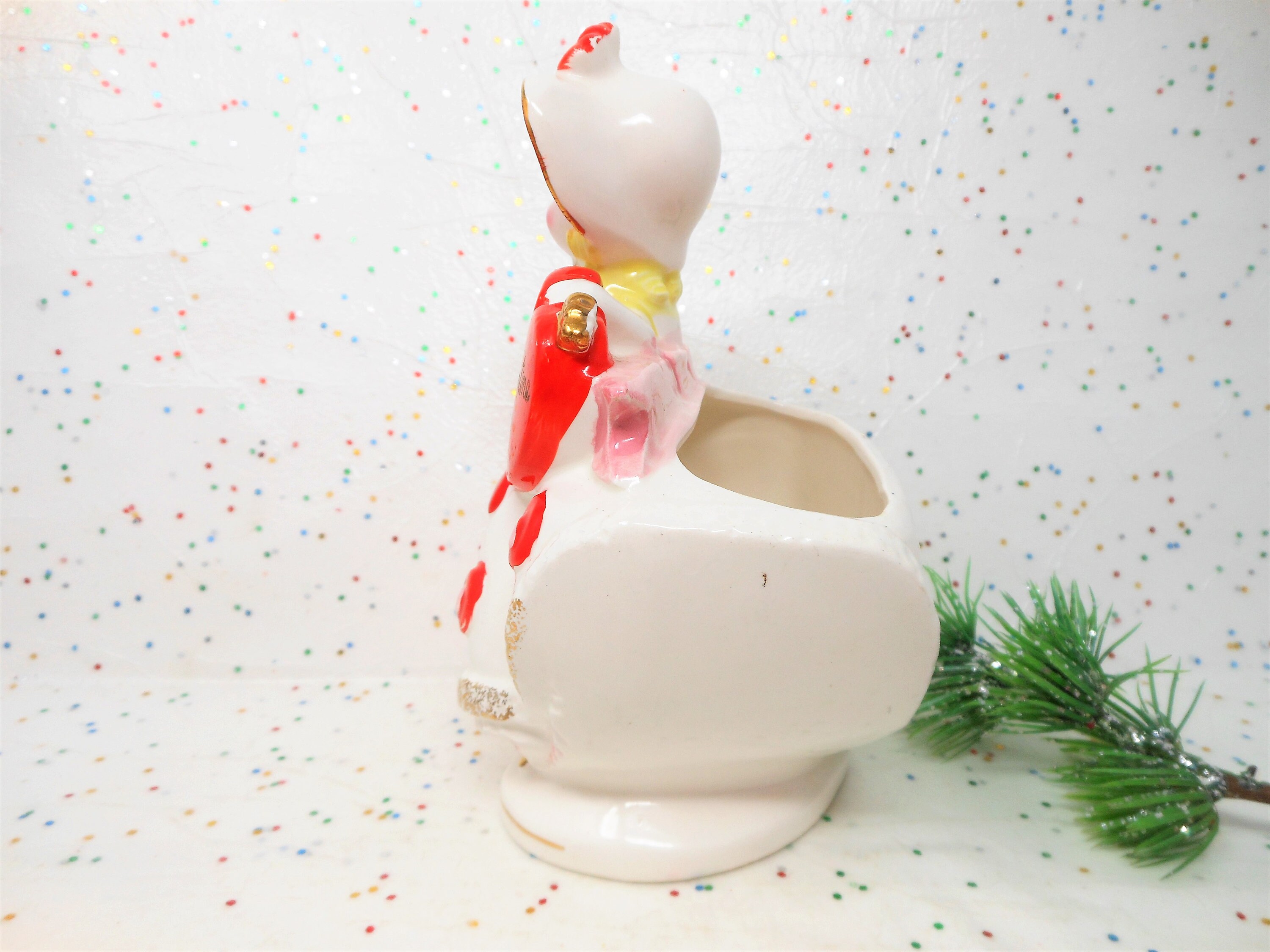 Vintage RUBENS Valentine Planter Japan Ceramic Vase Red Heart | Etsy